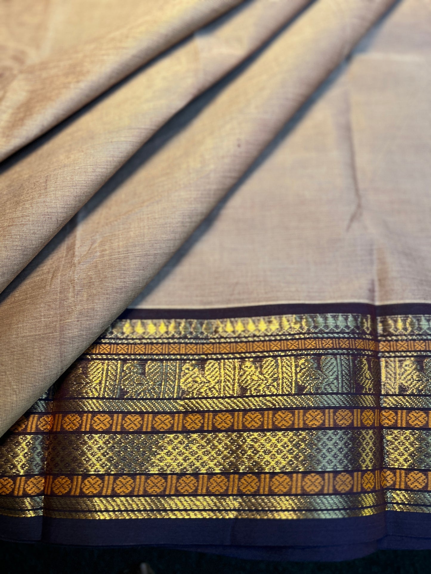 Grey Chettinadu Saree
