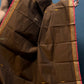 Chocolate Brown Small Border Chettinadu Cotton Saree
