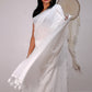Pure White Cloud Cotton Saree