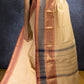 Pastel Cream Retta Petta Chettinadu Cotton Saree
