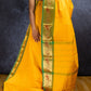 Orange and Green Paithani Border Chettinadu Cotton Saree