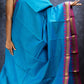 Blue Thazhampoo Chettinadu Cotton Saree