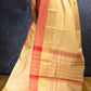 Beige and Light Pink Chettinadu Cotton Saree