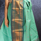 Dusty Jade Green Chettinadu Cotton Saree