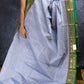 Grey and Green Chettinadu Cotton Saree