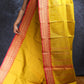 Lime Yellow Chettinadu Cotton Saree