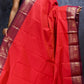 Red and Maroon Chettinadu cotton saree