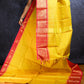 Yellow  Big Border  Chettinadu Cotton Saree
