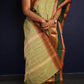 Green Retta Petta Chettinadu Cotton Saree