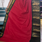 Red and Green Big Border Sungudi Cotton Saree