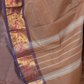 Double Shaded Brown Paithani Border Chettinadu Cotton Saree