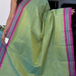 Sea Green and Small Border Chettinadu Cotton Saree
