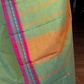 Sea Green and Small Border Chettinadu Cotton Saree