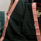 Green and Baby Pink Small Checked Sungudi Cotton Saree