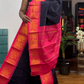 Jamun and Pink Sungudi Cotton Saree