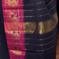 Navy Blue Chettinadu Cotton Saree