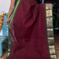 Maroon and Green Paithani Border Chettinadu Cotton Saree