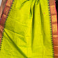 Fluorescent  Green Chttinadu Saree