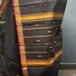 Black Rain Drop Small Border Chettinadu Cotton Saree