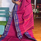 Maroon and Blue Chettinadu Saree