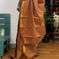 Biscuit Small Checked Sungudi Cotton Saree