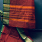 Red & Green Chettinadu Cotton Saree
