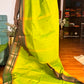 Lime Green Chettinadu Saree