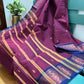 Dark Magenta Chettinadu Cotton Saree