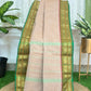 Beige and Green Paithani Border Chettinadu Cotton Saree