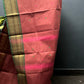 Brick Red Ganga Jamuna Chettinadu Cotton Saree