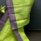 Parrot Green Chettinadu Cotton Saree
