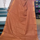 Light Brown Sungudi Cotton Saree