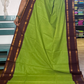 Leaf Green and Maroon Sungudi Cotton Saree