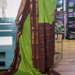 Leaf Green and Maroon Sungudi Cotton Saree