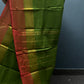 Forest Green and Maroon Double Border Chettinadu Cotton Saree