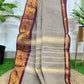 Elephant Grey Paithani Border Chettinadu Cotton Saree