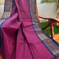 Magenta Chettinadu Cotton Saree