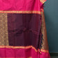 Brown and Pink Vanasingaram Cotton Saree