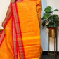 Orange with red chettinadu Saree