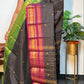 Navy Blue Checked Ganga Jamuna Chettinadu Saree