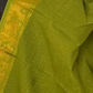 Pear green self border sungudi cotton saree