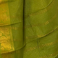 Pear green self border sungudi cotton saree