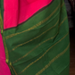 Bright pink sungudi cotton saree