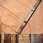 Khaki big border Chettinadu Saree