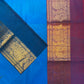 Light Blue Ganga Jamuna Chettindu saree
