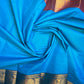 Light Blue Ganga Jamuna Chettindu saree