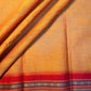 Orange with red chettinadu Saree
